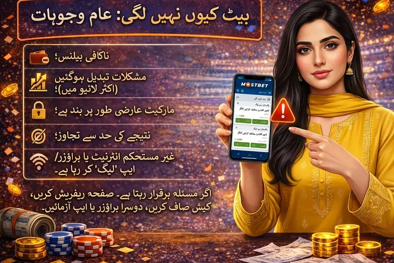 Cricket markets on the Mostbet sportsbook in Pakistan